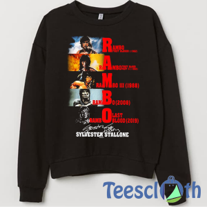 Sylvester Stallone Sweatshirt Unisex Adult Size S to 3XL