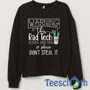 Warning Rad Sweatshirt Unisex Adult Size S to 3XL