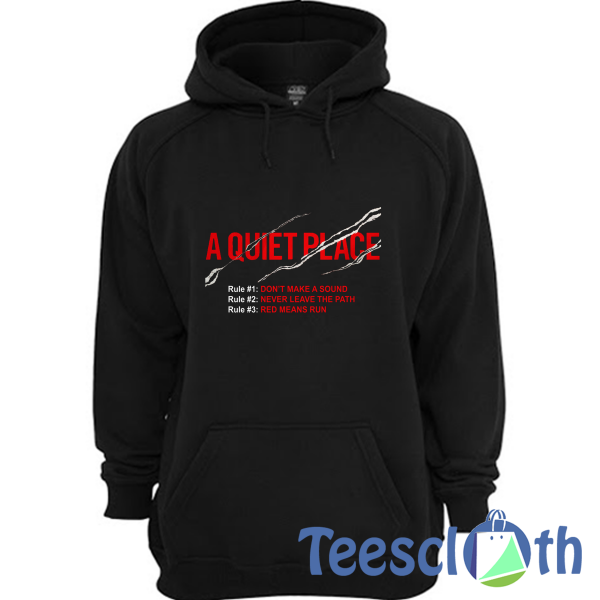A Quiet Place Hoodie Unisex Adult Size S to 3XL