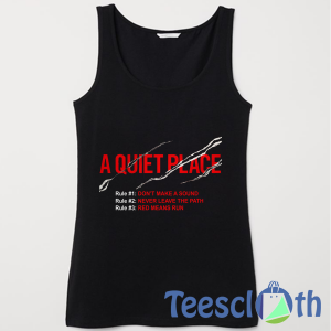 A Quiet Place Tank Top Men And Women Size S to 3XL