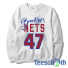 Brooklyn Nets Sweatshirt Unisex Adult Size S to 3XL