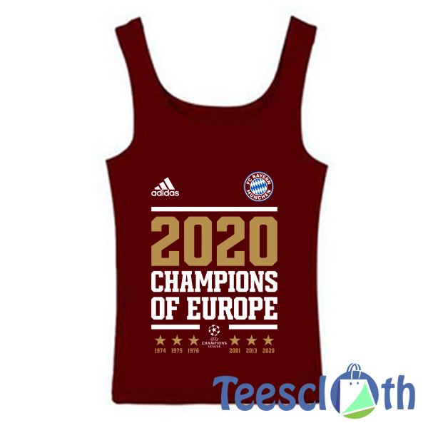 Champions of Europe Tank Top Men And Women Size S to 3XL
