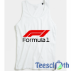 Formula 1 Logo Tank Top Men And Women Size S to 3XL