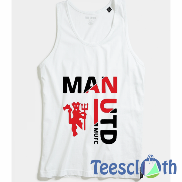 Manchester United Tank Top Men And Women Size S to 3XL