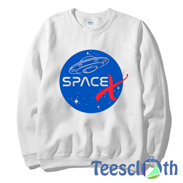 Nasa Spacex Logo Sweatshirt Unisex Adult Size S to 3XL